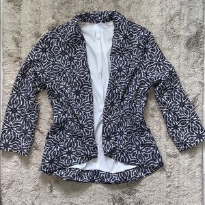 Xhiliration XS 3/4 length sleeve Blazer